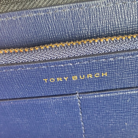 Tory Burch Black Wallet with Gold Accents - Picture 7 of 8